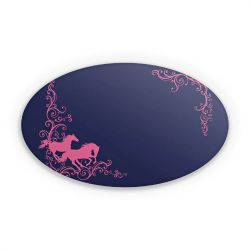 Sticker oval