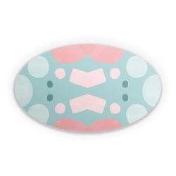 Sticker oval