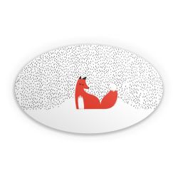 Sticker oval