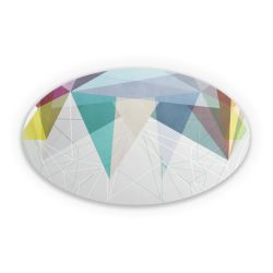 Sticker oval