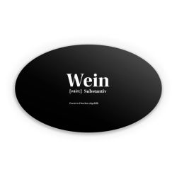 Sticker Oval Einzelsticker