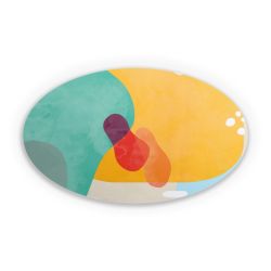 Sticker oval