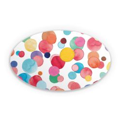 Sticker oval