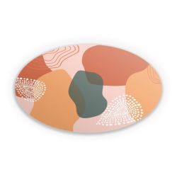 Sticker oval