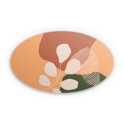 Sticker oval