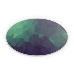 Sticker oval