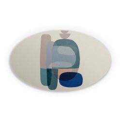 Sticker oval