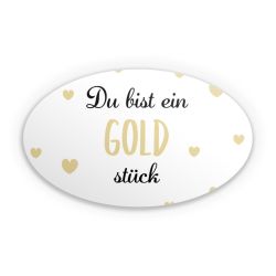 Sticker Oval Einzelsticker