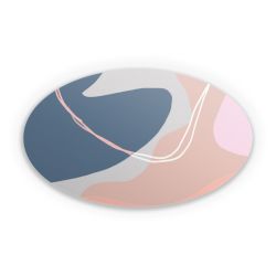 Sticker oval