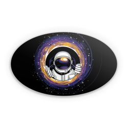 Sticker oval