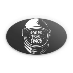 Sticker oval