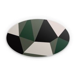 Sticker oval