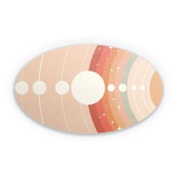 Sticker oval