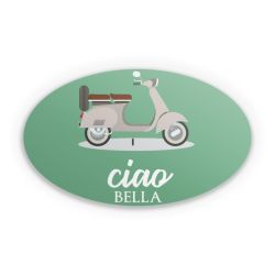 Sticker oval