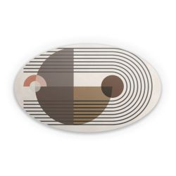 Sticker oval