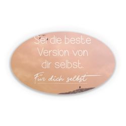 Sticker Oval Einzelsticker