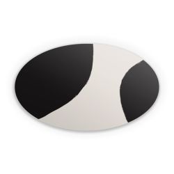 Sticker oval