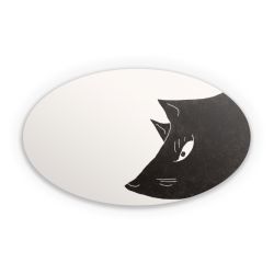 Sticker oval