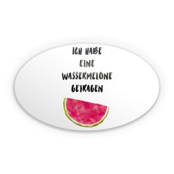 Sticker Oval Einzelsticker