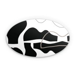 Sticker oval