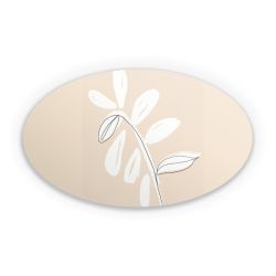 Sticker oval