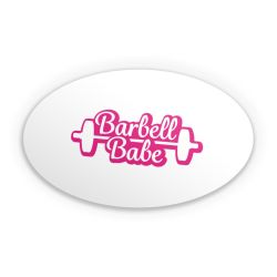 Sticker oval