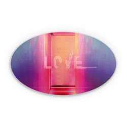 Sticker Oval Einzelsticker