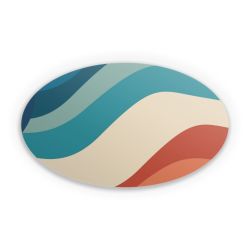 Sticker oval