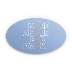 Sticker Oval Einzelsticker