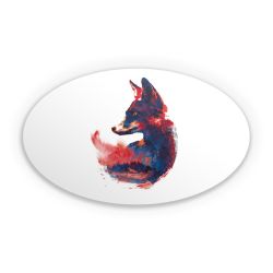 Sticker oval