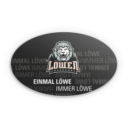 Sticker Oval Einzelsticker