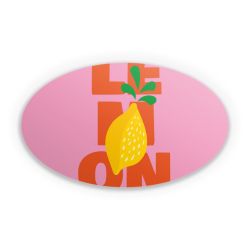 Sticker oval