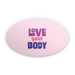 Sticker oval