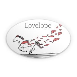Sticker oval