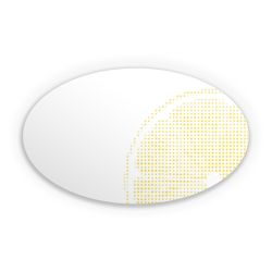 Sticker oval
