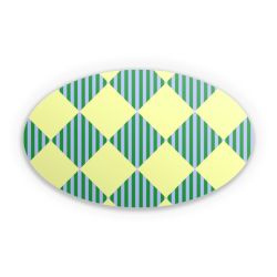 Sticker oval