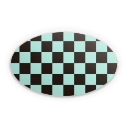 Sticker oval