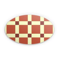 Sticker oval
