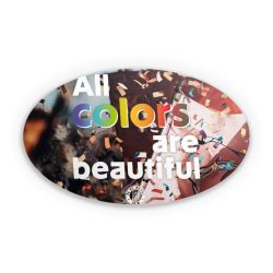 Sticker Oval Einzelsticker