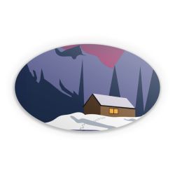 Sticker Oval Einzelsticker