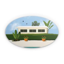 Sticker Oval Einzelsticker