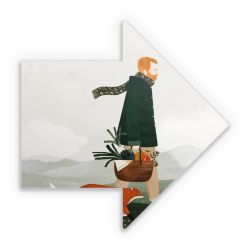 Sticker arrow