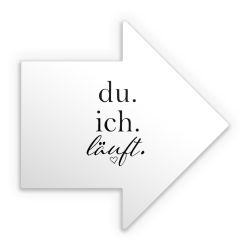 Sticker Pfeil Einzelsticker