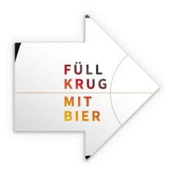 Sticker Pfeil Einzelsticker