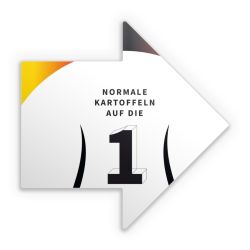 Sticker Pfeil Einzelsticker