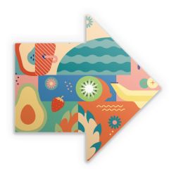 Sticker arrow