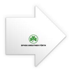 Sticker Pfeil Einzelsticker