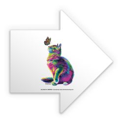 Sticker arrow
