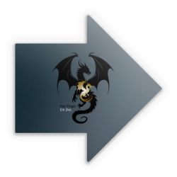 Sticker arrow
