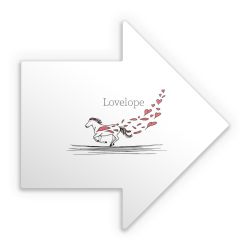 Sticker arrow